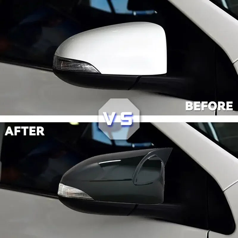 For Toyota Corolla 2014 2015 2016 2017 2018 Car Rearview Side Mirror Cover Wing Cap Exterior Sticker Door Rear View Case Trim Quake