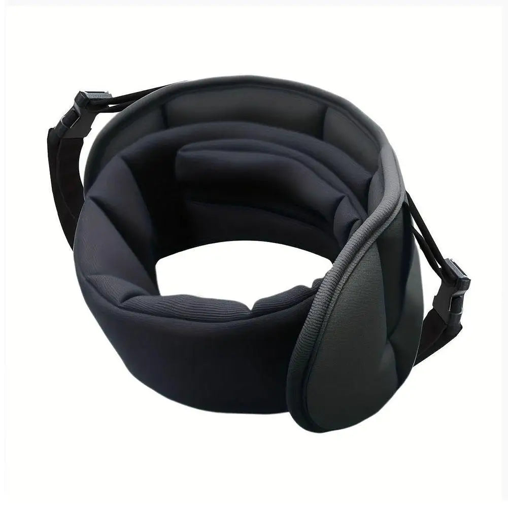 3D Contoured Travel Pillow 100% Blackout Zero Eye Pressure Sleeping Mask Soft Adjustable Travel Accessories Airplane Quake integrated unit