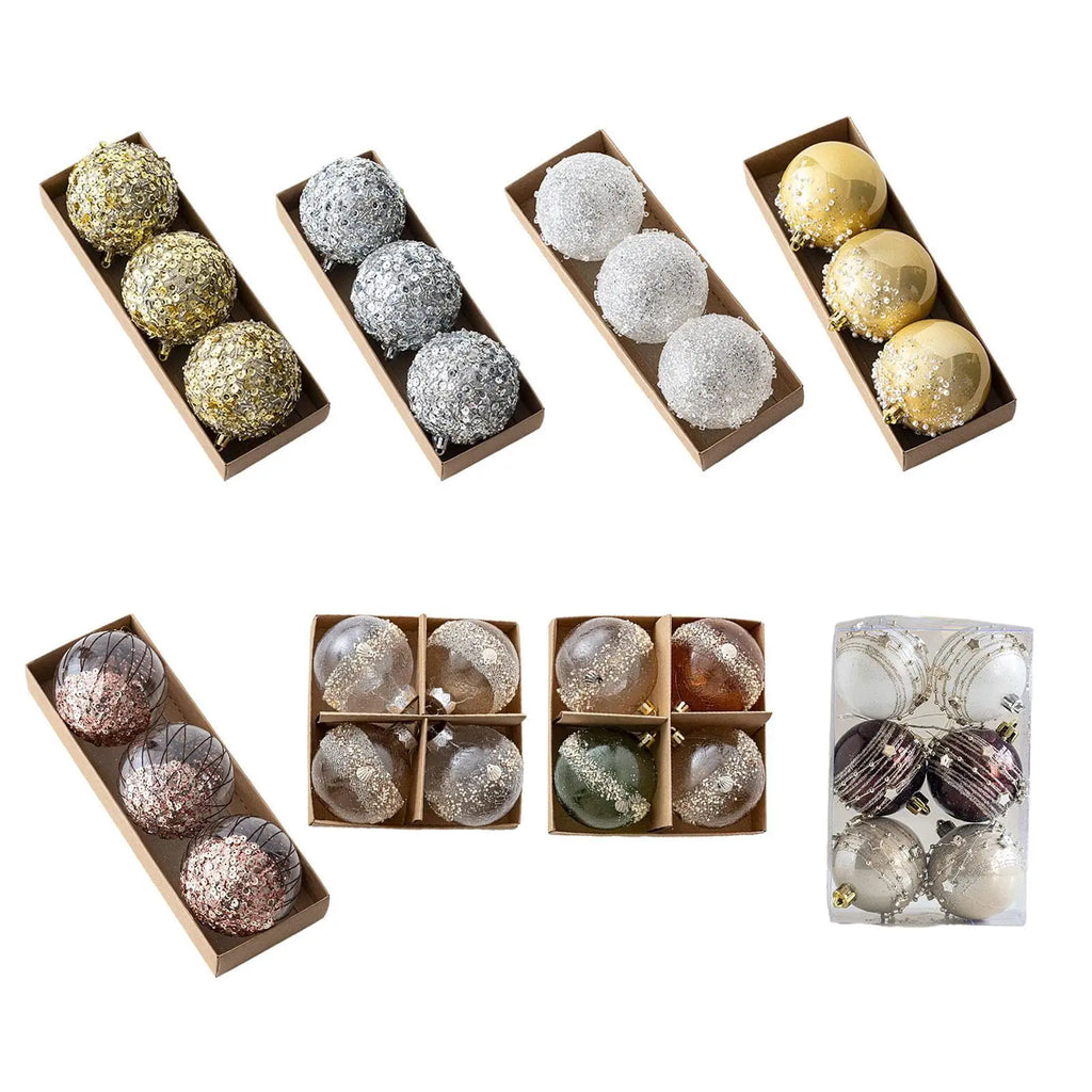 Christmas Balls Ornaments Set Practical for Anniversary Wedding Party Favor Quake