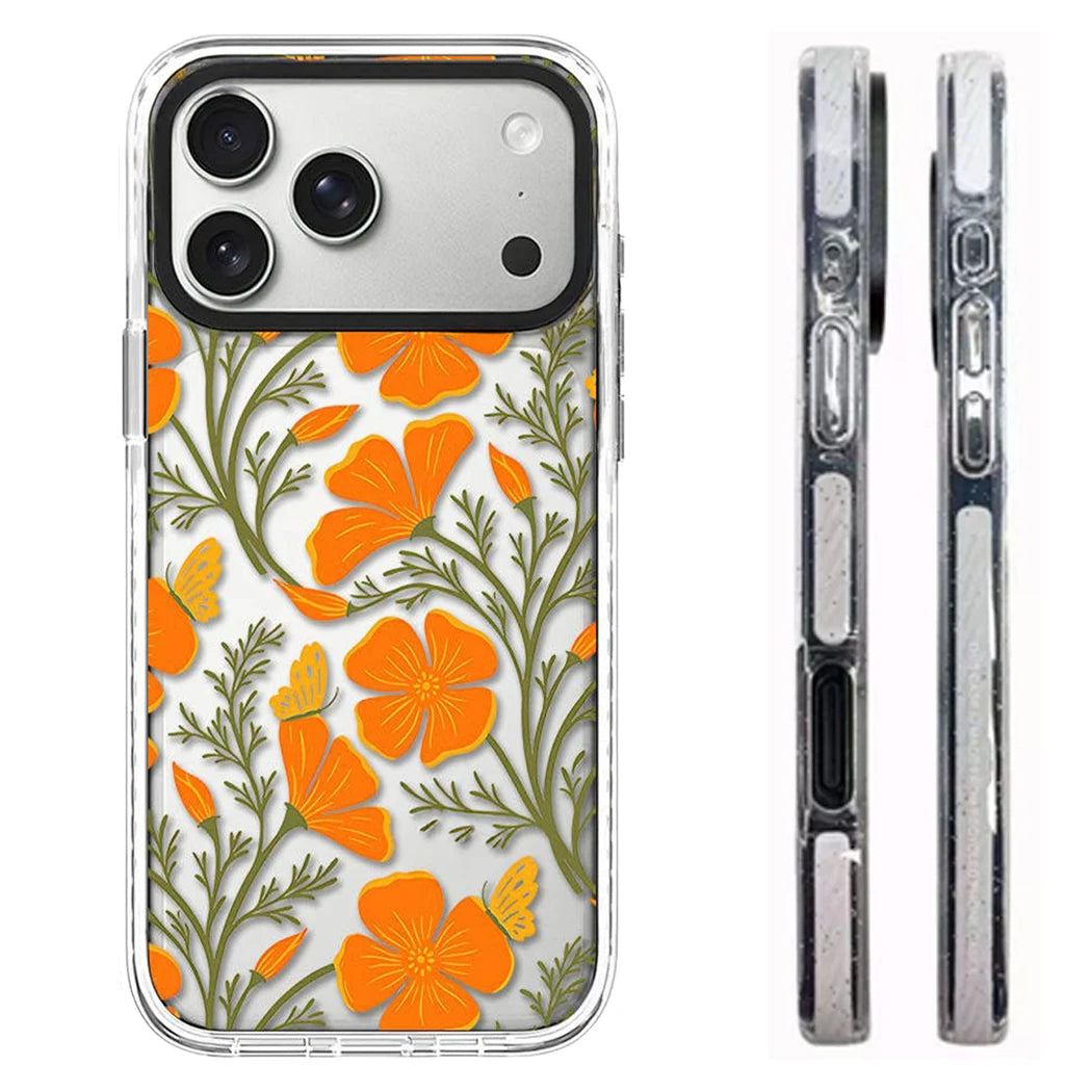 6083132 White Border Magnetic Phone Case Cover for IPhone 13 14 15 16 17 18 Pro Max Case Quake white (MagSafe) 1 iPhone17 Pro Max