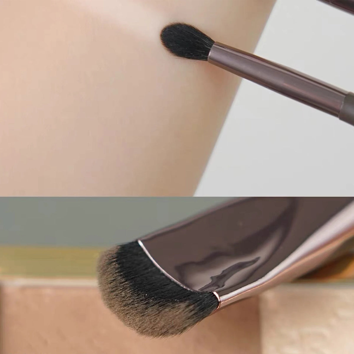 C-Shaped Makeup Brush, Makeup Is Quick And Easy, Contour & Highlight Brush, Suitable for Beginners Quake