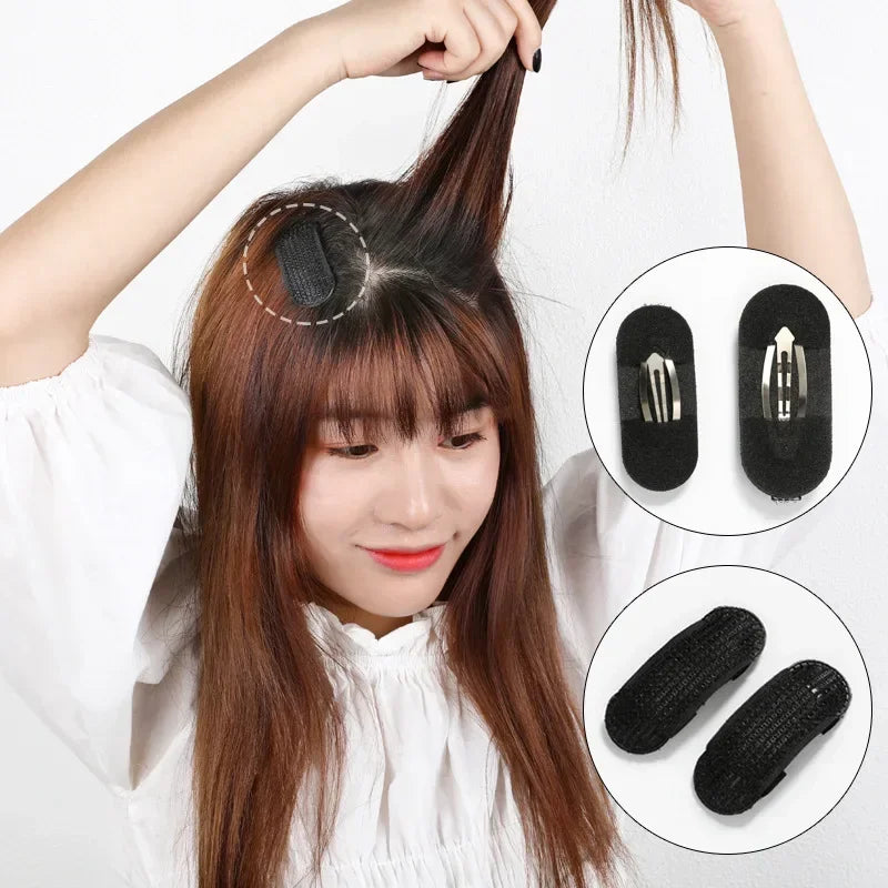 Hair Fluffy Clip Increased Hair Root Bangs Sponge Hair Base Bump Volume Hairs Puff Paste Insert Comb Styling Accessories Quake