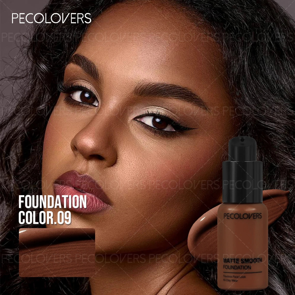Waterproof Oil-control Face Foundation, Concealer for Complete Coverage, for Concealing Dark Circles Blemishes and Imperfections Quake 09