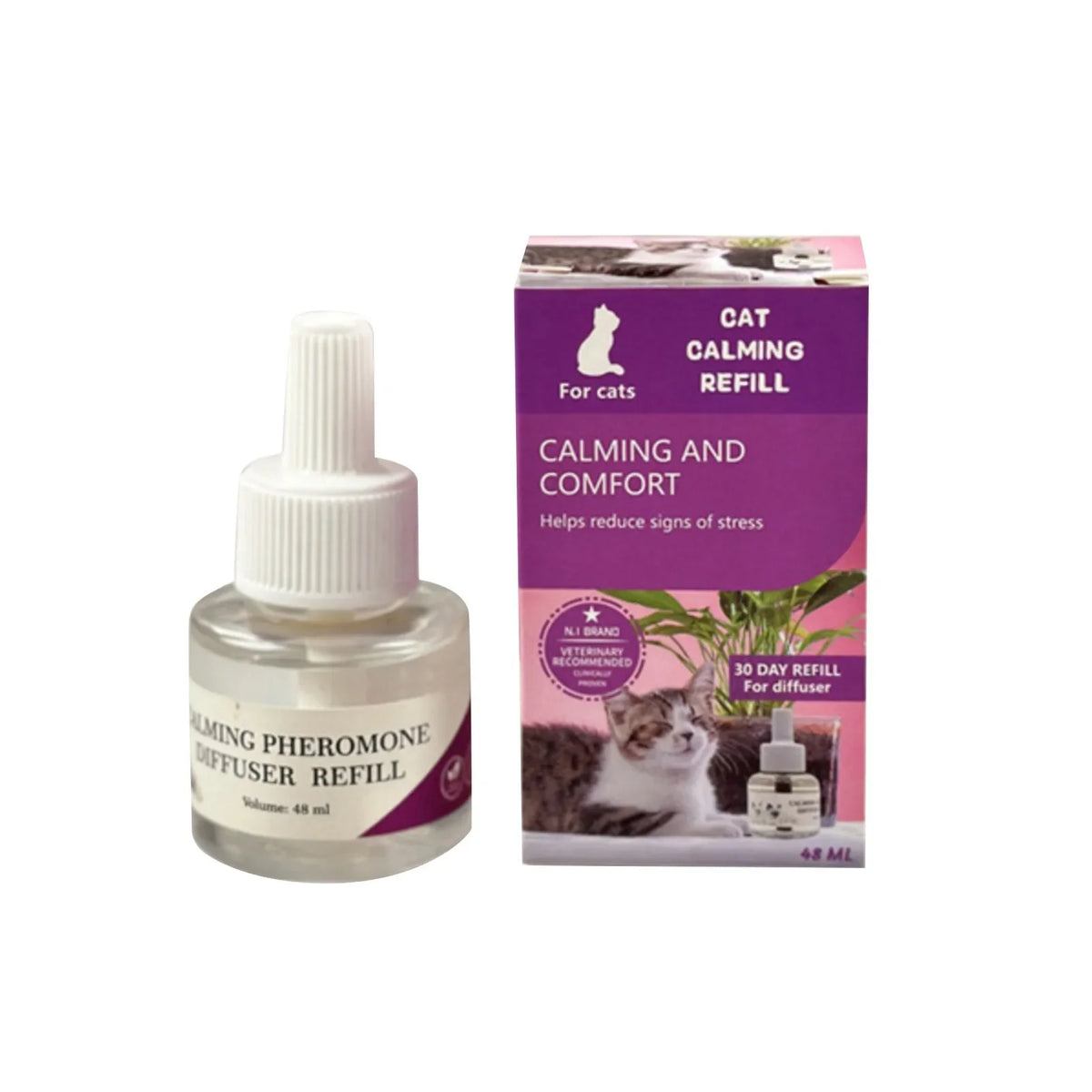 48ML Cat Pheromones Prevent Cats From Scratching And Urinating. Cat Pheromones Anti-Stress Emotional Soothing Agent For Cats. Quake