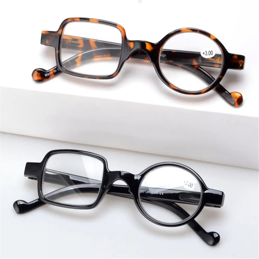 Irregular Square Round Frame Reading Glasses Men Women High-definition Lens Presbyopia Eyewear Fashion Design Readers Glasses Quake