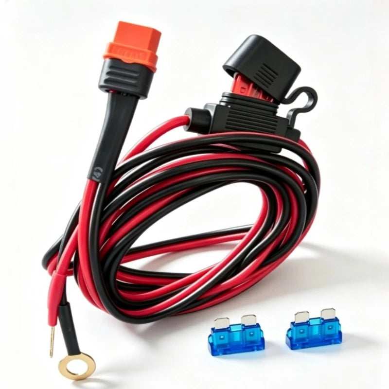 Off‑Grid Ready XT60/XT60I Female Cable 12AWG Weatherproof Rubber‑Coated Wire for Outdoor Solar Energy Storage Battery Charging Quake XT60i typeA 2M