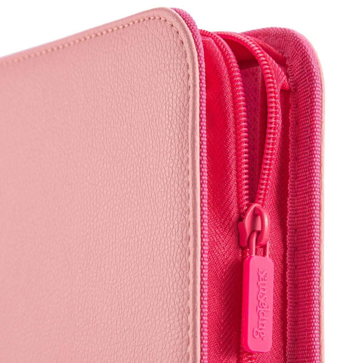 For Pokemon Premium Zipper 4/9/12 Pocket PU Card Binder Aesthetic Pink White Album for Pokemon Cards Game Collection Fan Photos Quake