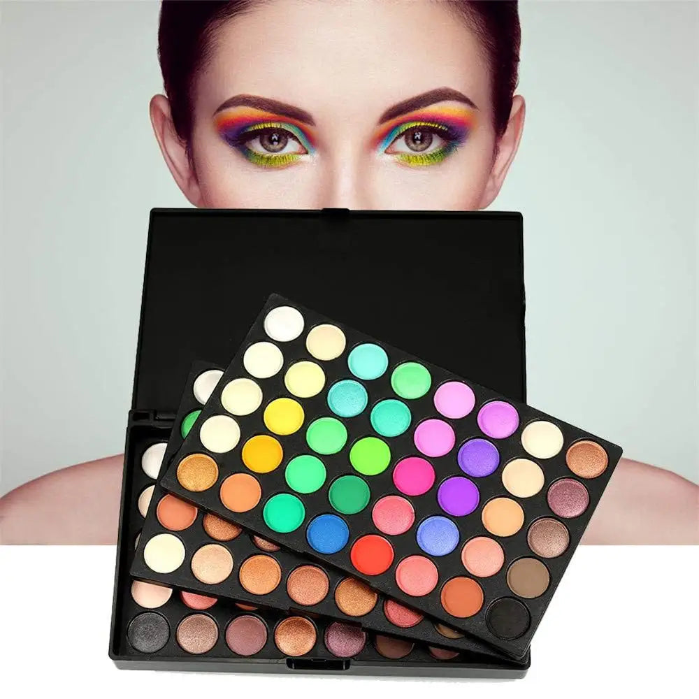 120 Color Eye Makeup Waterproof Make up Nude Eye Shadow Palette Glitter Matte Pigmented Powder Pressed Shine Eyeshadow Cosmetic Quake