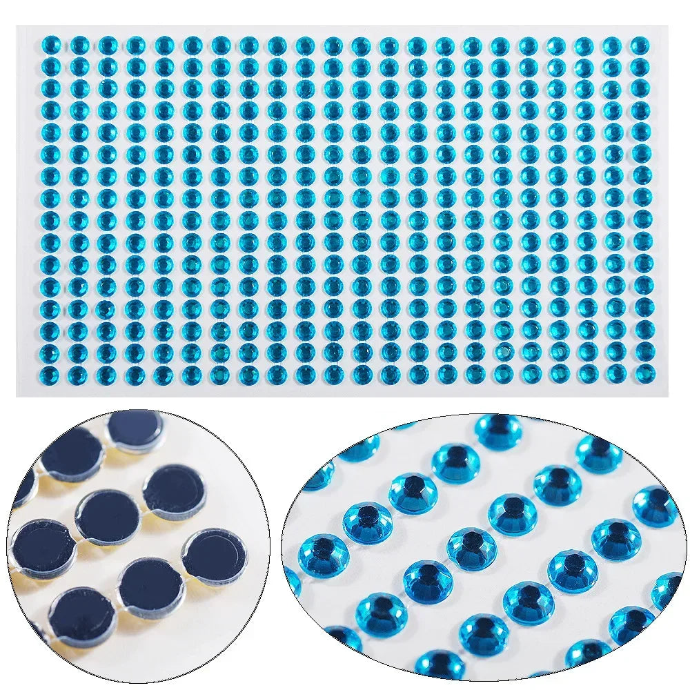 Rhinestone Face Jewels DIY Crystal Stickers – Festival & Party