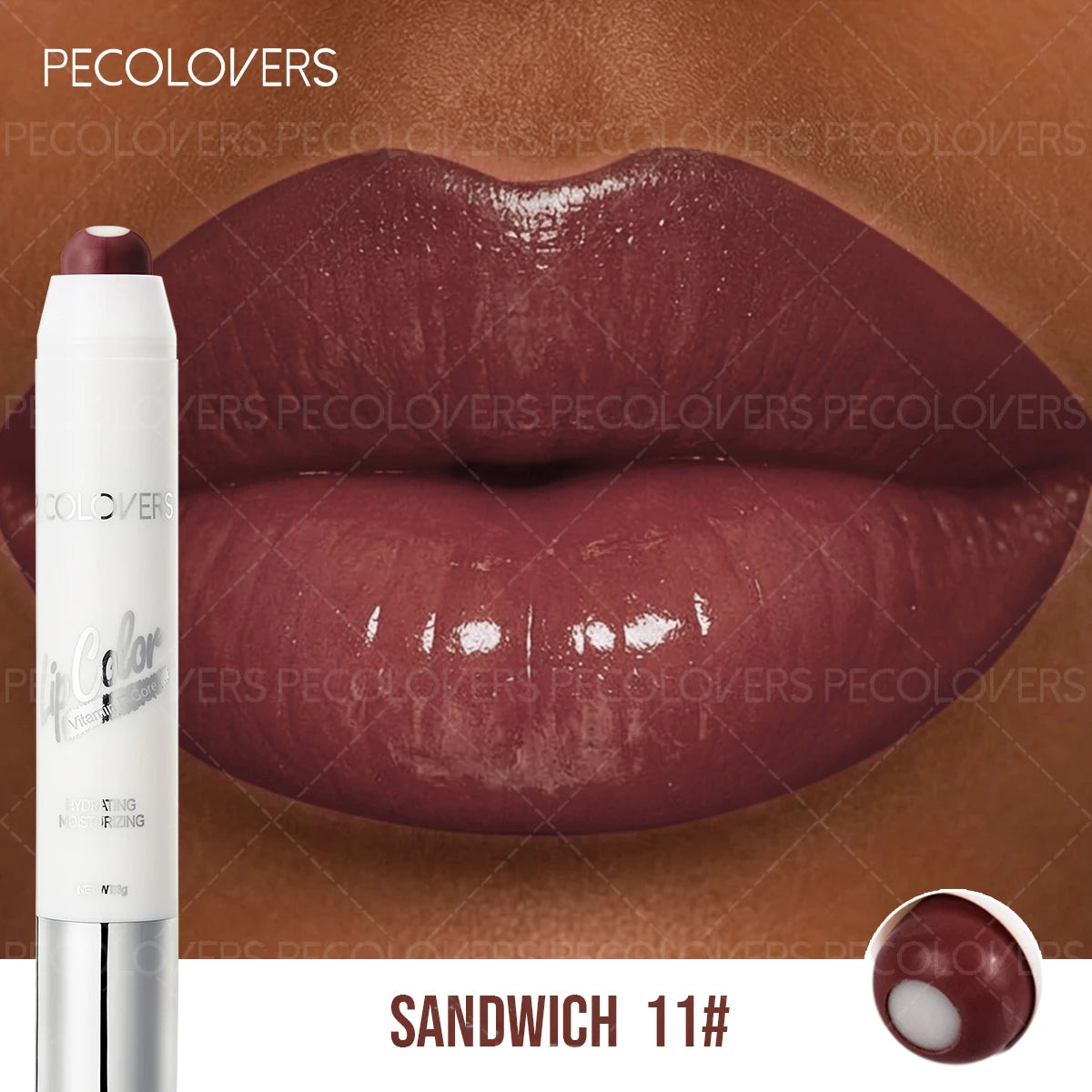 Sandwich Lipstick Pen, Moisturizing Lip Gloss, Long-lasting, Non-drying, Multi-color Options, Lip Cosmetics Quake 11