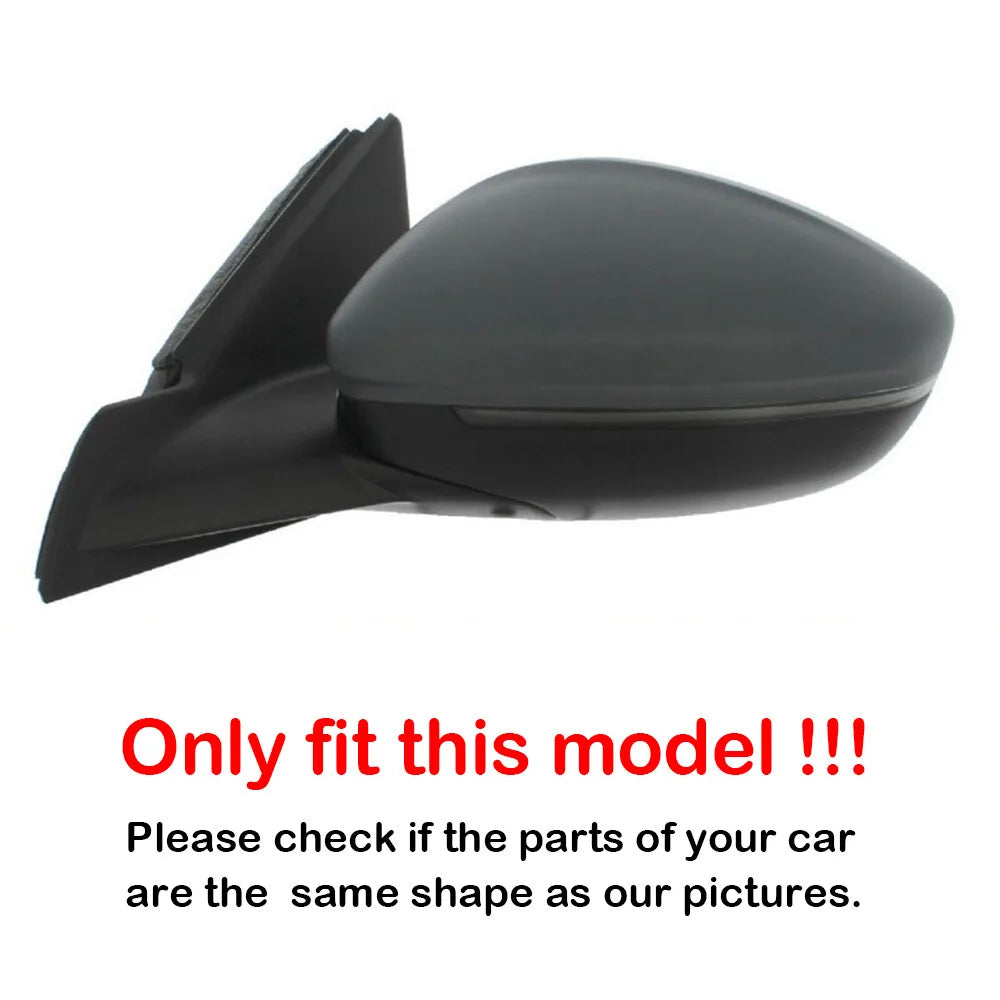 For Peugeot 208 2008 2019-2025 Car Replacement Rearview Side Mirror Cover Wing Cap Exterior Case Trim Accessories Vehicle Decor Quake