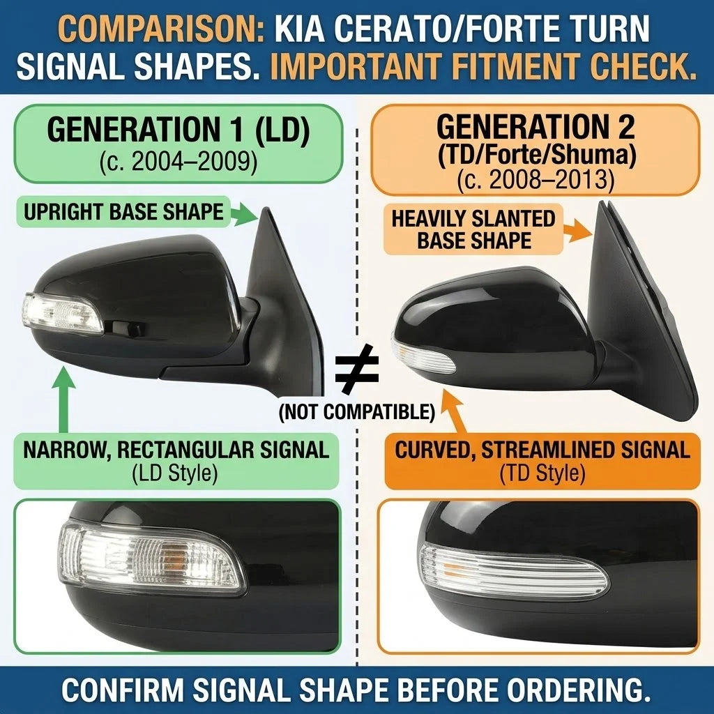 For Kia Cerato 2004-2009 2x Car Sticker Rearview Side Mirror Cover Wing Cap Exterior Case Trim Accessories Vehicle Decoration Quake