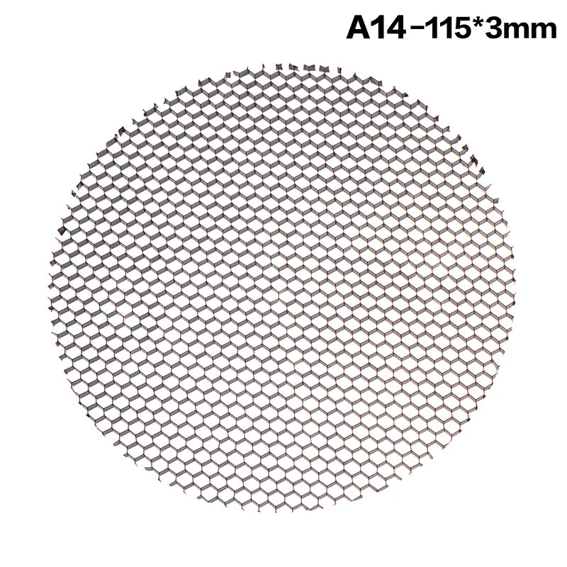 1Pcs Round Honeycomb Mesh Light Cover Black Aluminum Anti Glare Downlight Spotlight Shade Quake A14