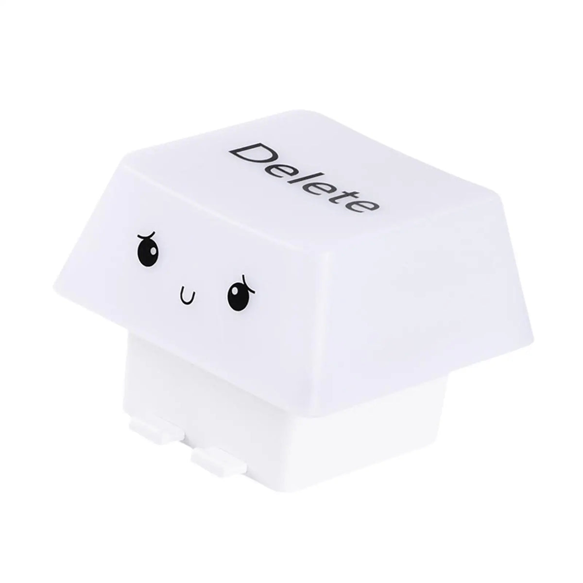 Keycap Night Light Keycap Decorative Lamp USB Rechargeable 3 Moods Light Tabletop Ornament Bedside Lamp for Desk Decorations Quake