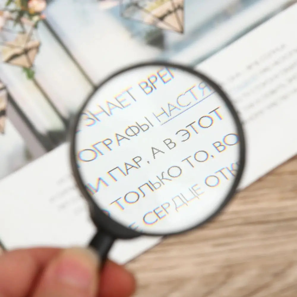 Mini Pocket 40/50/60/75/90/100/110/130mm Insect viewer Reading Glass Lens Hand Held Magnifier Jewelry Loupe 1~6X Magnifying Quake