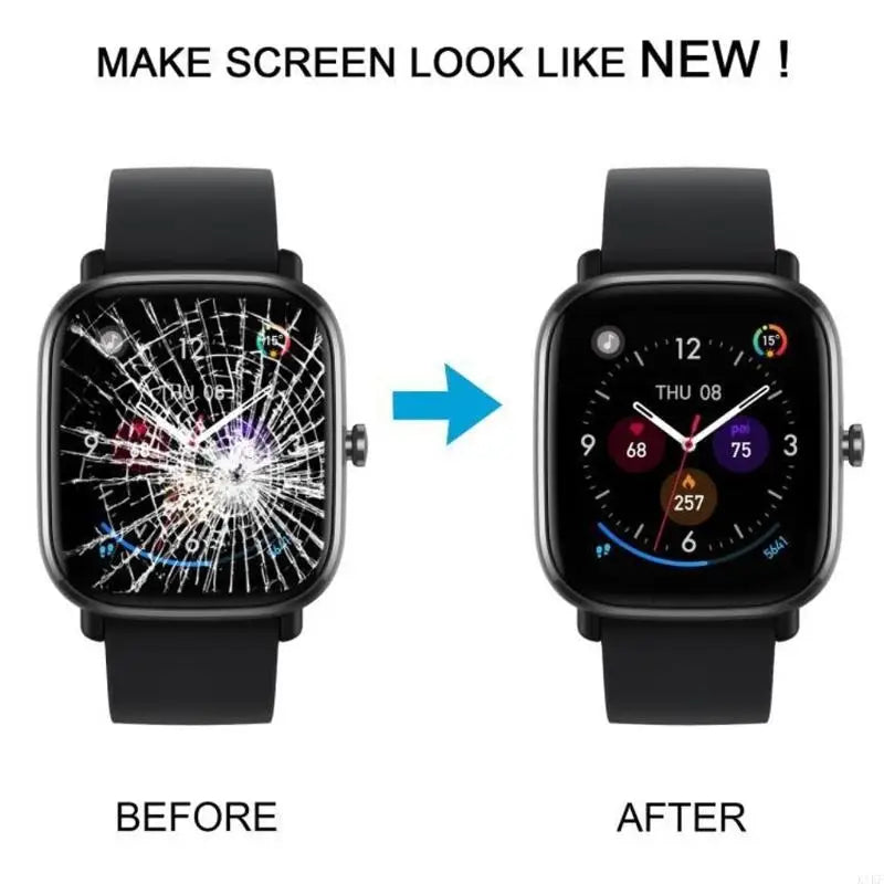 Smartwatch LCD Touch Display Assembly Replacement for 2 Mini Black Display Digitizer Screen with Ribbon Cable Repair Part K1KF Quake
