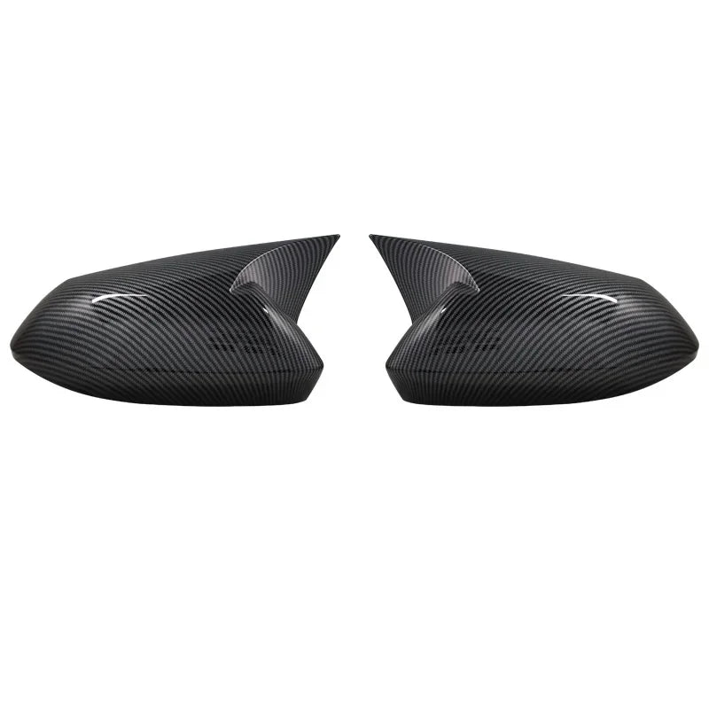 For Toyota Corolla 2019 2020 2021 2022 Rearview Side Mirror Cover Wing Cap Exterior Door Rear View Case Trim Carbon Fiber Look Quake Carbon
