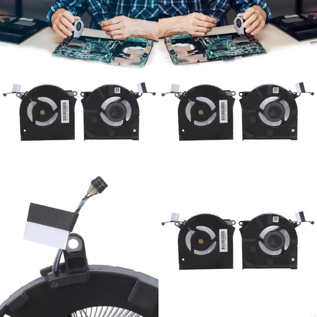 Efficient Thermals Management Fan for 14-EB TPN-Q252 14-EB0008CA Designated Laptops 0.50A Current Aluminum Build K1KF Quake China Mainland
