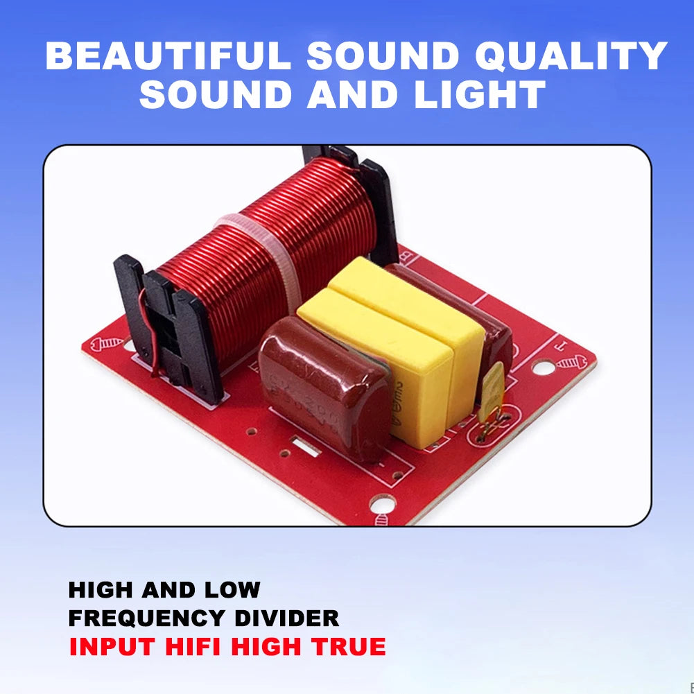 Advanced 80W Audio Frequency Crossover Device for Smart Watches Fitness Trackers Home Audio Wireless Earbuds and LED Lights Quake