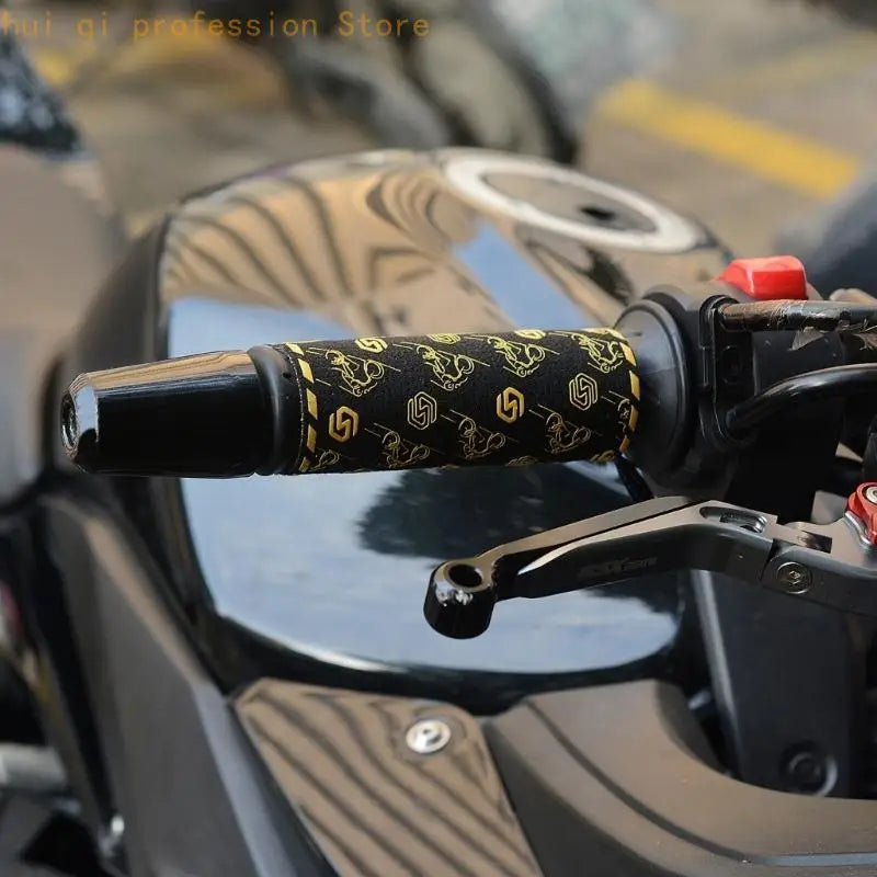 Motorcycles Heated Handles Grips 6 Gear Adjustment Anti Slip Hot Handlebar Heated Grips Warmer Sleeves Warmer Pad H8WE Quake