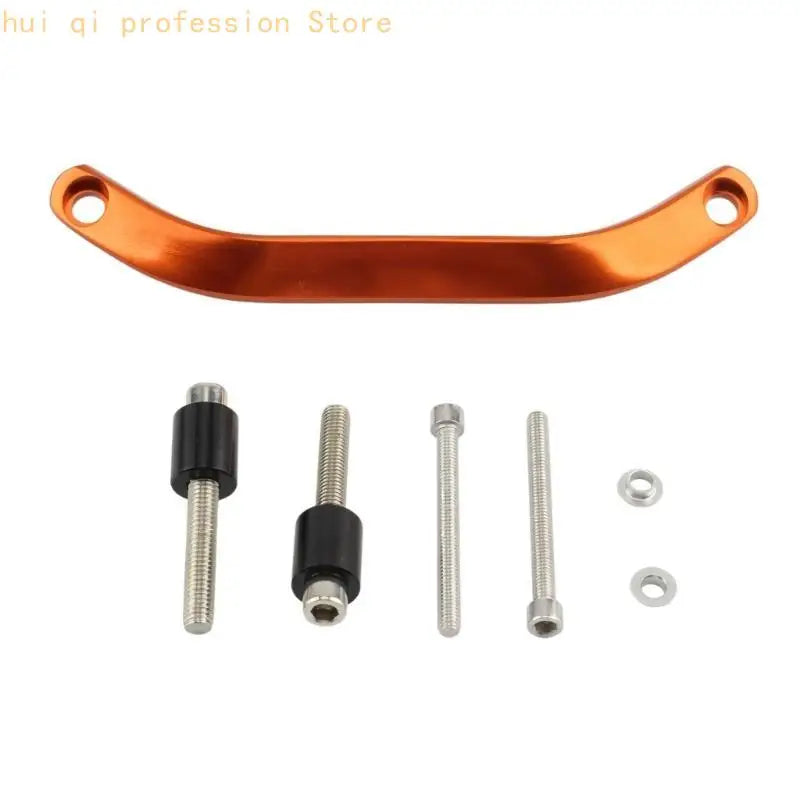 Rear Grab Handle For Motorcycle Motorcycle Accessories Handrail Lever Rear Lift Grab Handle with Screw H8WE Quake for Orange CN