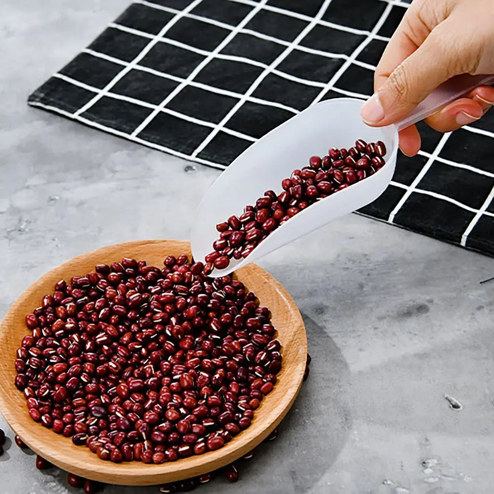 Frosted Flour Scoop Multifunctional Plastic Kitchten Tool Measuring Scoops Ice Shovel Dessert Buffet Coffee Tea Quake