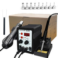 8586 Soldering Station 2 In 1 Digital ESD Hot Air Blower Heat Gun Welding Solder Iron SMD Desoldering Rework Station Tool Quake 8586 A11 110V China Mainland