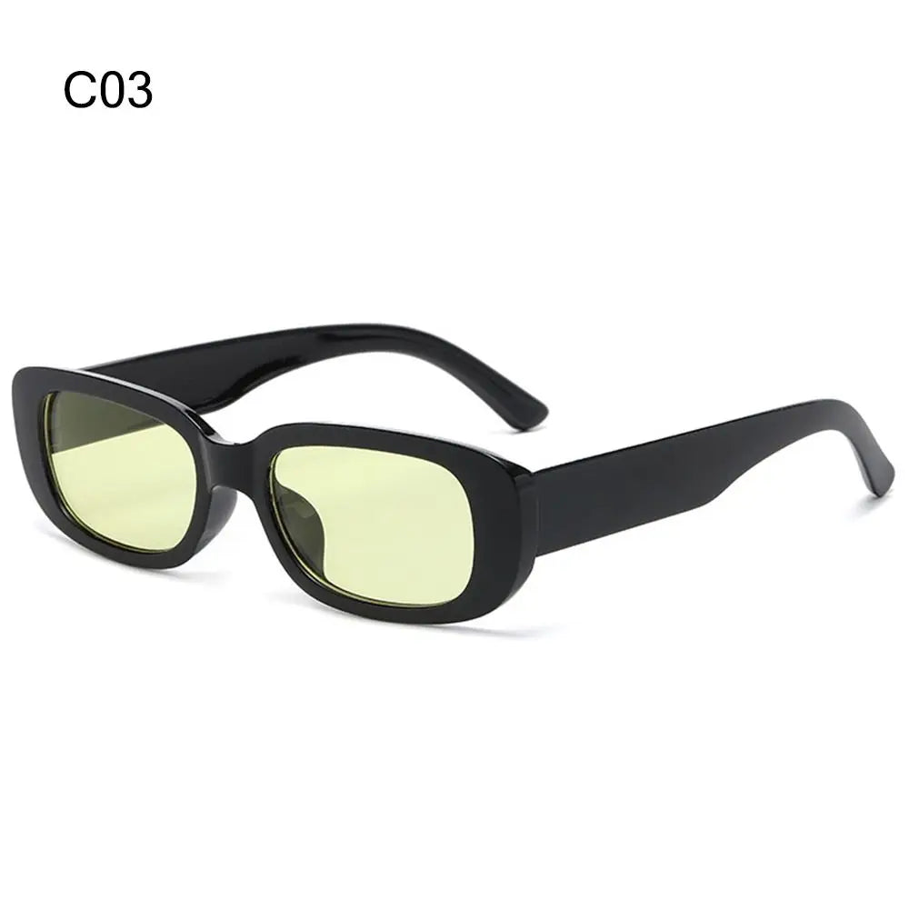 Y2K Rectangle Sunglasses UV400 Candy Colors – Women & Men