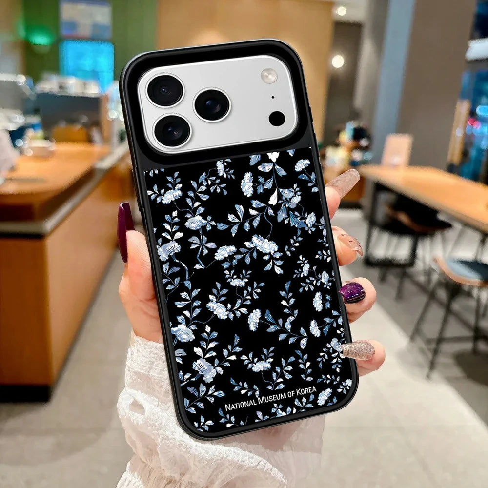 6090486 Mirror Surface Magnetic Phone Case Cover for IPhone 13 14 15 16 17 18 Pro Max Case Multicolor Quake