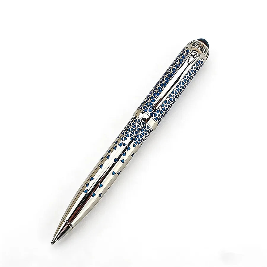 High Quality Full Metal Lattice Shape Luxury Ballpoint Pen Business Men Birthday Gift Writing Pen SCHOOL STATIONERI Quake 148-3