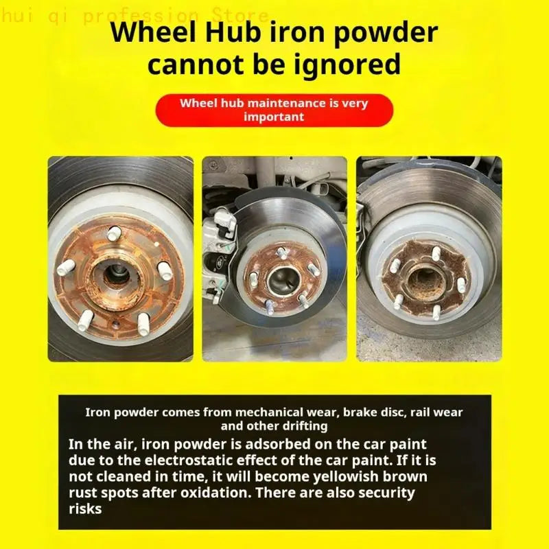 Wheel Hub Rust Removal Tool Suitable for Various Vehicle Types H8WE Quake
