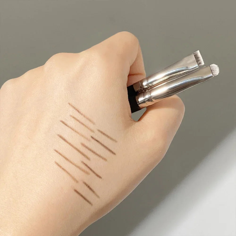 Makeup Brushes Eyeliner Eyebrow Detail Brush Portable Small Angled Flat Round Brush Professional Liner Brow Beauty Make Up Tools Quake