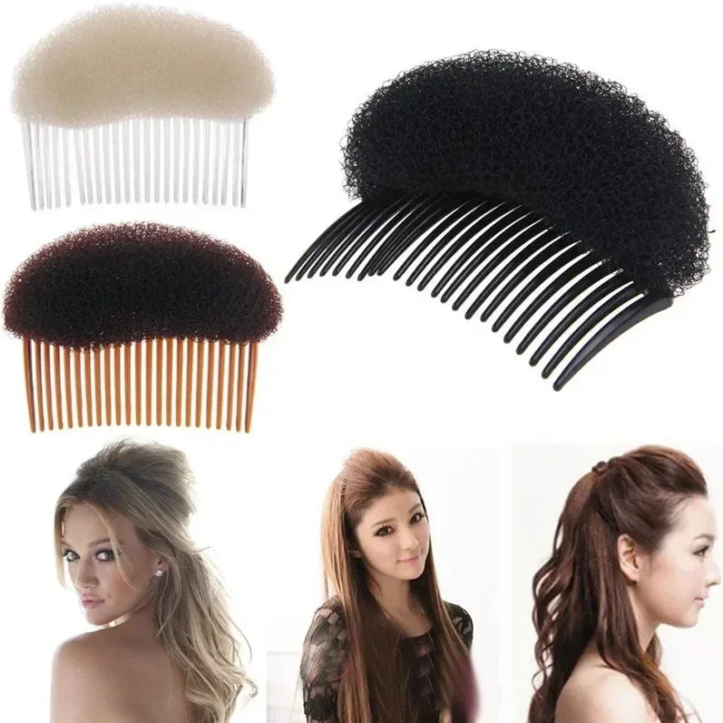 New Women Bun Maker Braid Hair Padding DIY Hair Bump Up Sponge Princess Head Foam Pad Insert Wedding for Hair Styling Tool Quake
