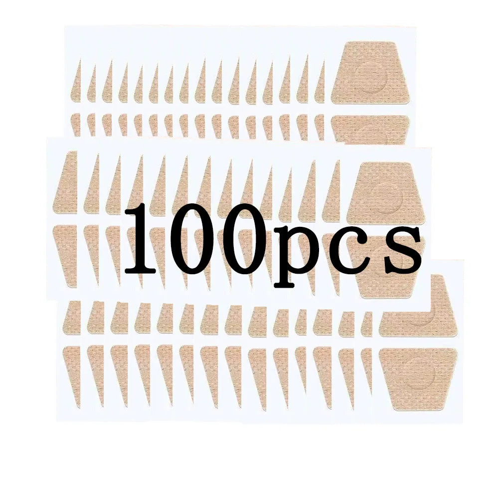 Toenail Fungus Patch Nail Repair Patches Nail Ingrown Correction Stickers for Discolored or Damaged Nails Sticker Toenail Care Quake 100pcs