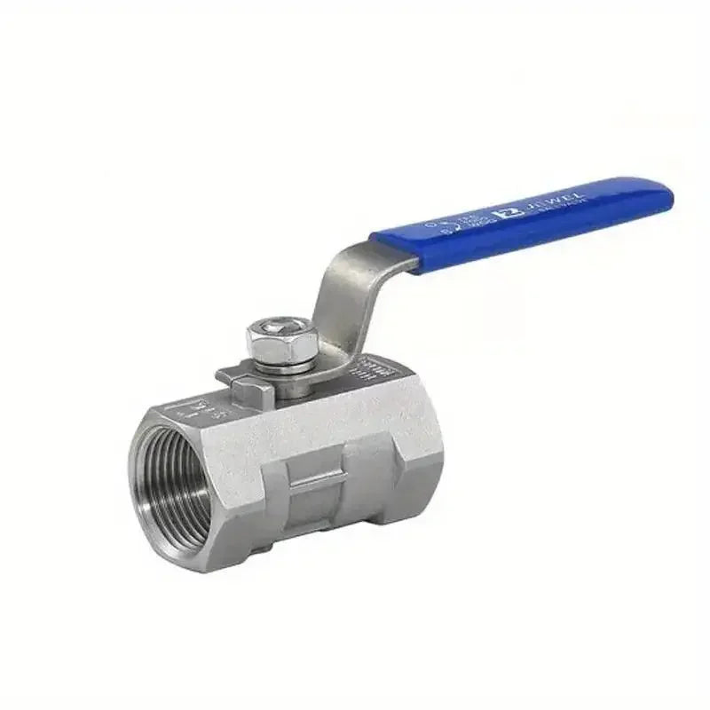 Stainless Steel Ball Valve with Vinyl Handle - Female BSP Thread, Available in Sizes 1/4", 3/8", 1/2", 3/4", 1", 1-1/4", 1-1/2" Quake