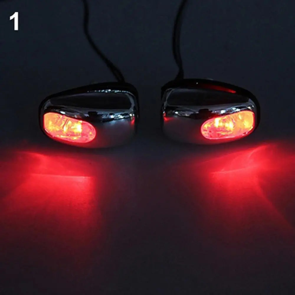 1 Pair Auto LED Light Windshield Windscreen Jet Spray Nozzle Wiper Washer Lamp Automobile Water Spray Lamp Car Accessories Quake