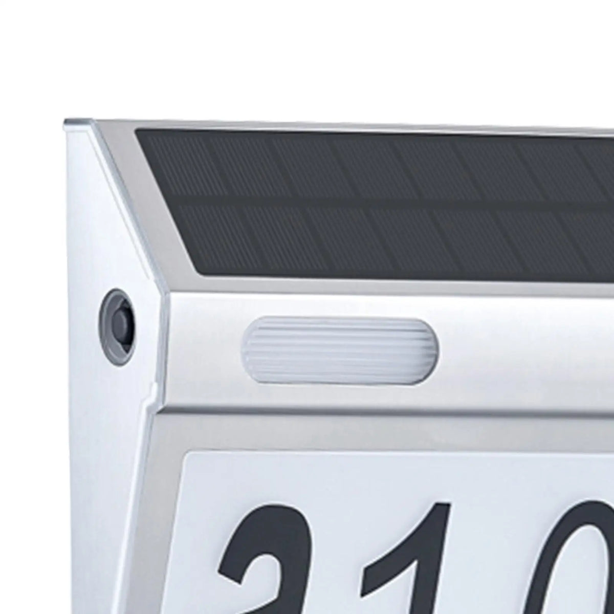 Solar Address Sign Waterproof Lighted Address Plaque for Garden Driveway Quake