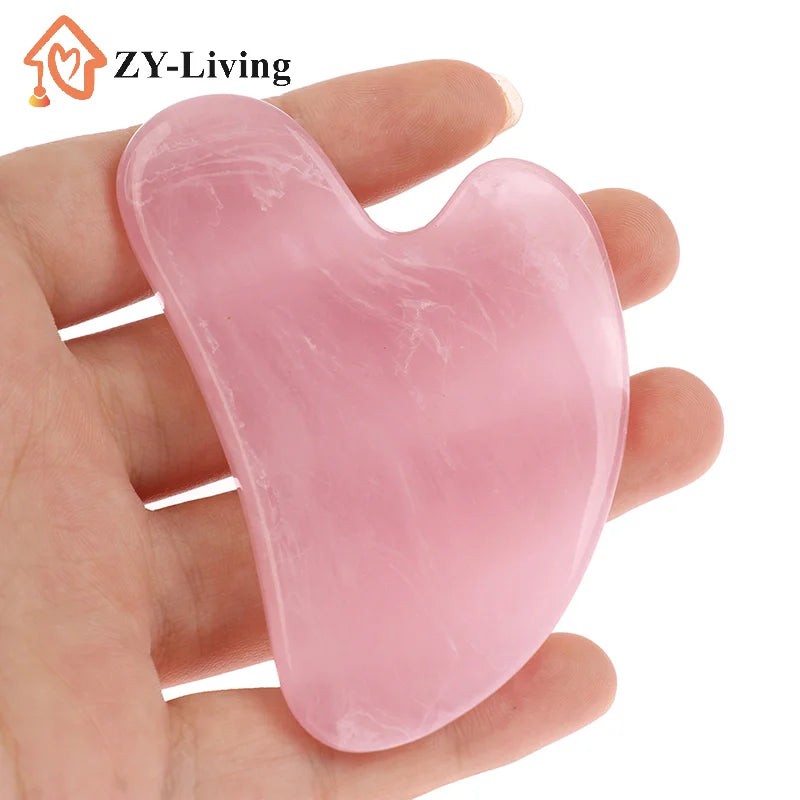 1PCS Guasha Scraping Massage Scraper Face Massager Acupuncture Gua Sha Board Quake
