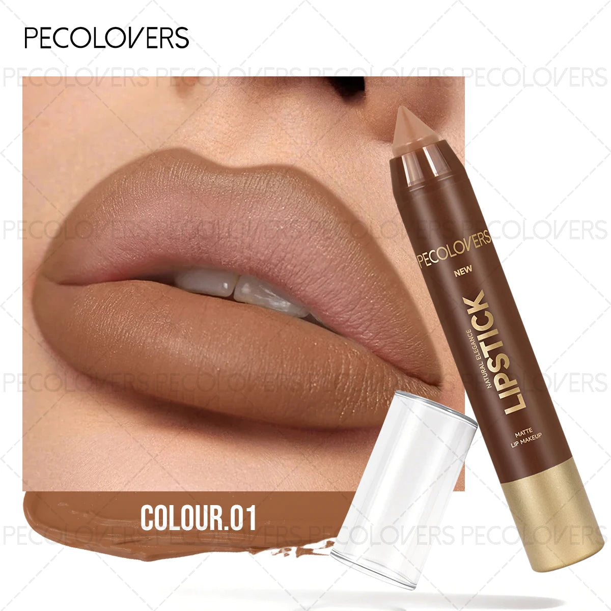 1 Pcs Creamy Texture Lip Liner Pencil, Matte Velvet Finish, Waterproof Long-lasting, Precisely Define The Lip Lines, Daily Party Quake 01