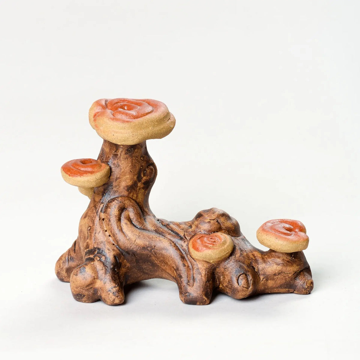 Yixing Zisha Tea Pet Lingzhi Lid Holder Pen Stand Teapot Lid Placement Bionic Handmade Sculpture Ornament Tea Set Can Be Quake