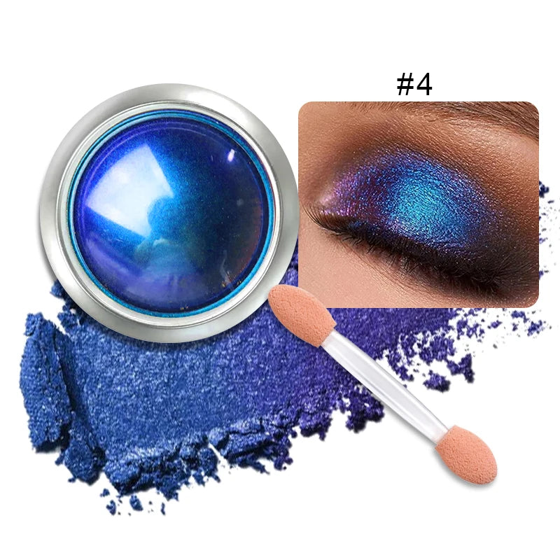 High-Pigmented MultiChrome Eyeshadow Powder MultiChrome Shifting Pigments Duochrome Chameleon Eyeshadow Infinite Chrome Powder Quake 04