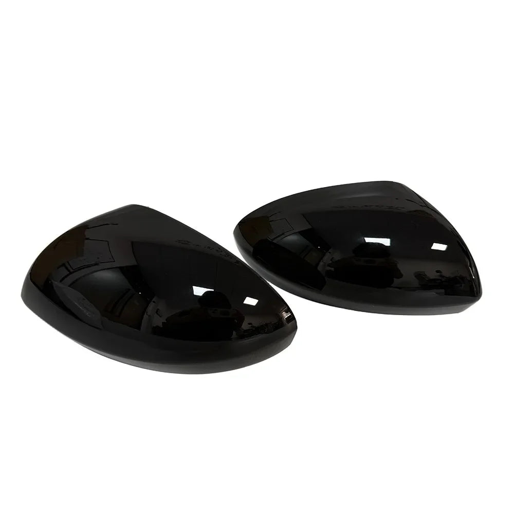 For Nissan Sentra 2019-2025 2x Car Replacement Rearview Side Mirror Cover Wing Cap Exterior Case Trim Accessories Vehicle Parts Quake Gloss Black