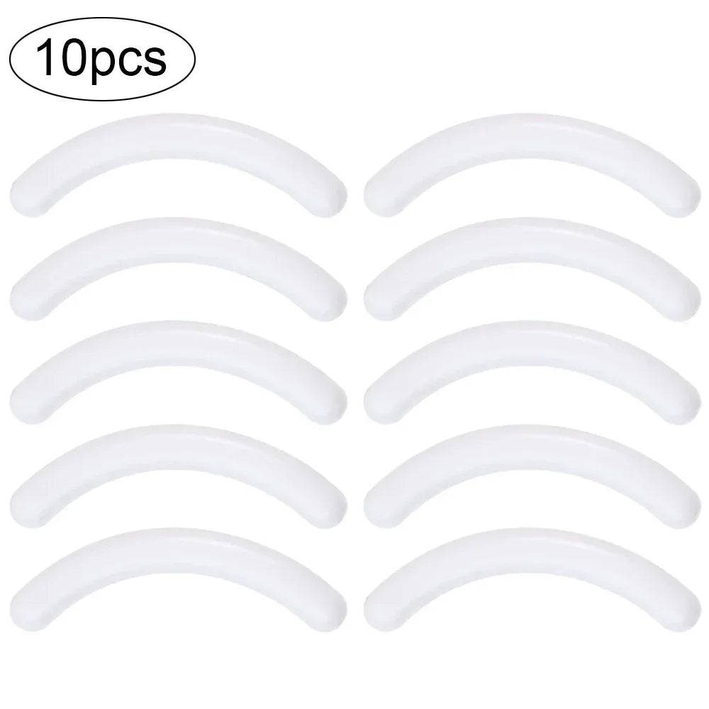 10/20/50PCS Beauty Eyelashes Women's Lash Rubber Curler Refills Pads Makeup Curling Styling Tool Eyelash Curler Replacement Pads Quake 10pcs White