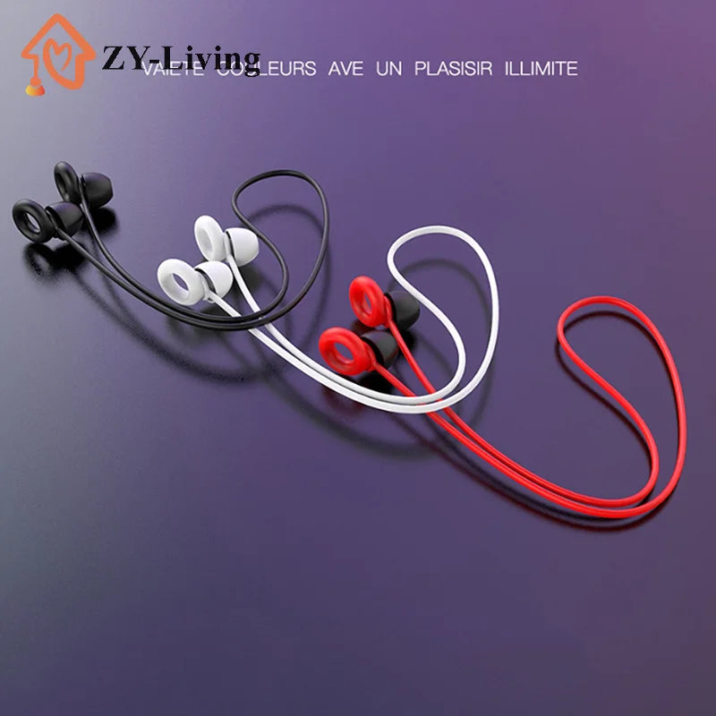1Pcs Outdoor Earplugs Earbud Lanyard Work Travel Sleep Connector Cord Anti-lost Rope Silica Gel Earphone Strap Quake