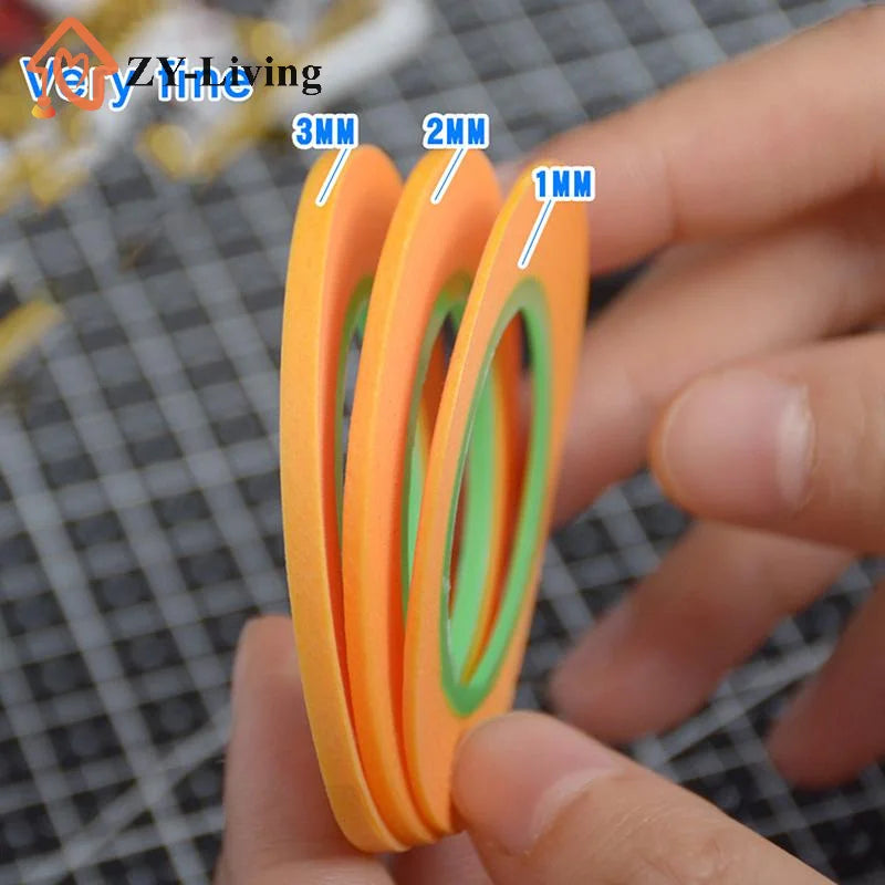 18meters/roll 1mm-2mm-3mm Textured Paper Model Spraying Coating Color Ultra Tape Quake