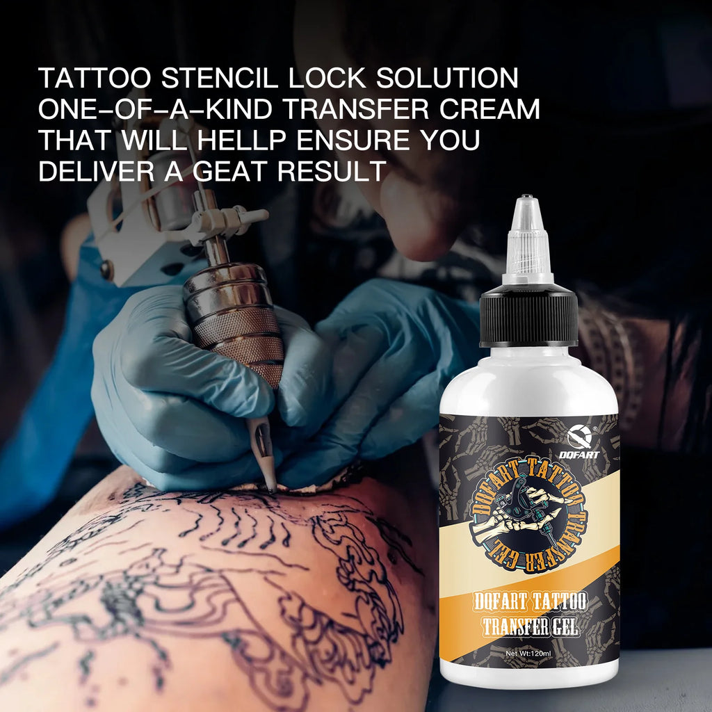 Tattoo Transfer Gel Tattoo Tools Transfer Paste with Tattoo Transfer 120ML Large Capacity High Quality Fast Paper Auxiliary Gel Quake
