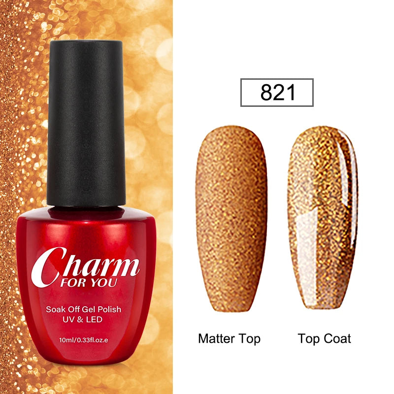 23 Color Gel Nail Polish 3 IN 1 One Step Summer Color Gel Varnish Semi Permanent UV/LED Soak Off Manicure Nail Art Gel Lacquer Quake 821