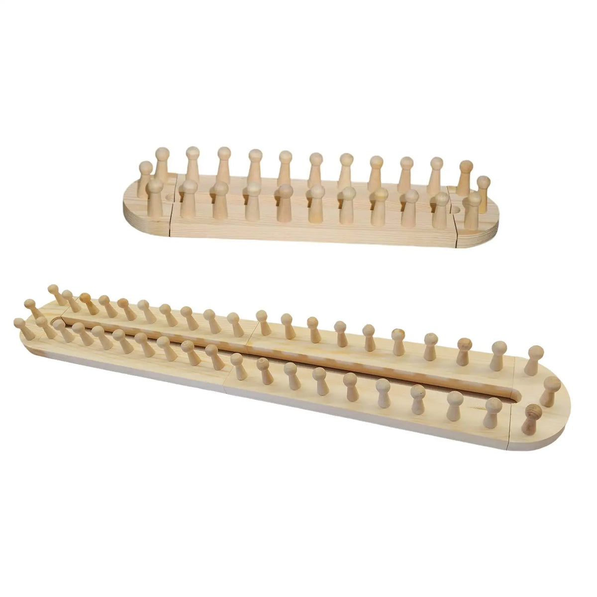 Tabletop Wooden Blanket Loom Strong Weaving Loom Kit for Hand Knit Chunky Throws and Cozy Decor Quake