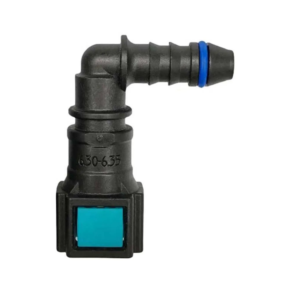 Plastic 6.30-ID6 Female Quick Connector for Extended Fuel Line Connection in OEM and Aftermarket Fuel System Setups Quake Bent