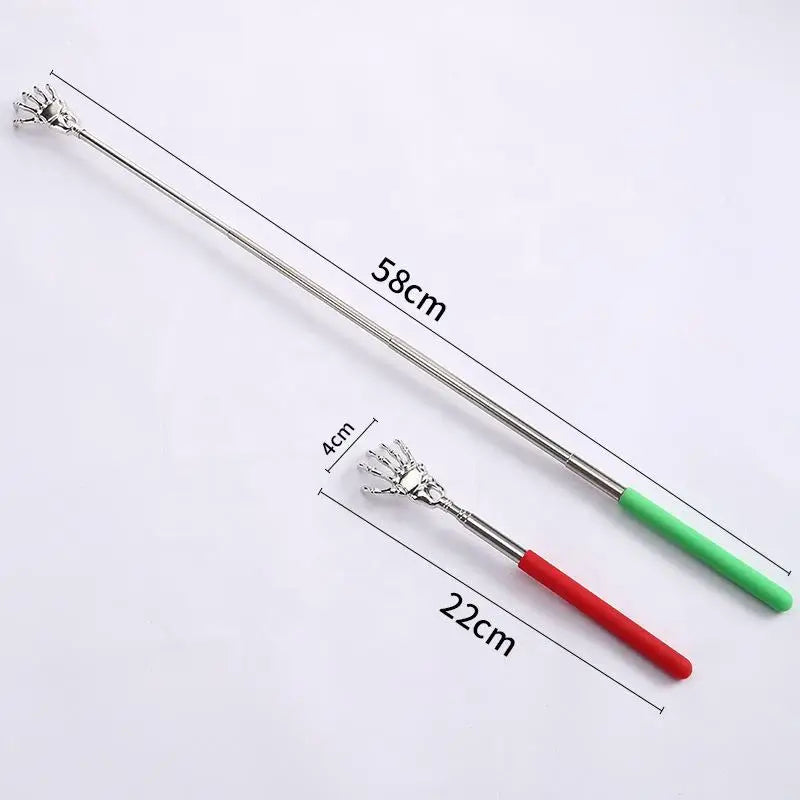 Stainless Steel Back Scratcher Telescopic Claw for Back Scraper Massage Relax Old Man Happy Health Products Massage Tools Quake